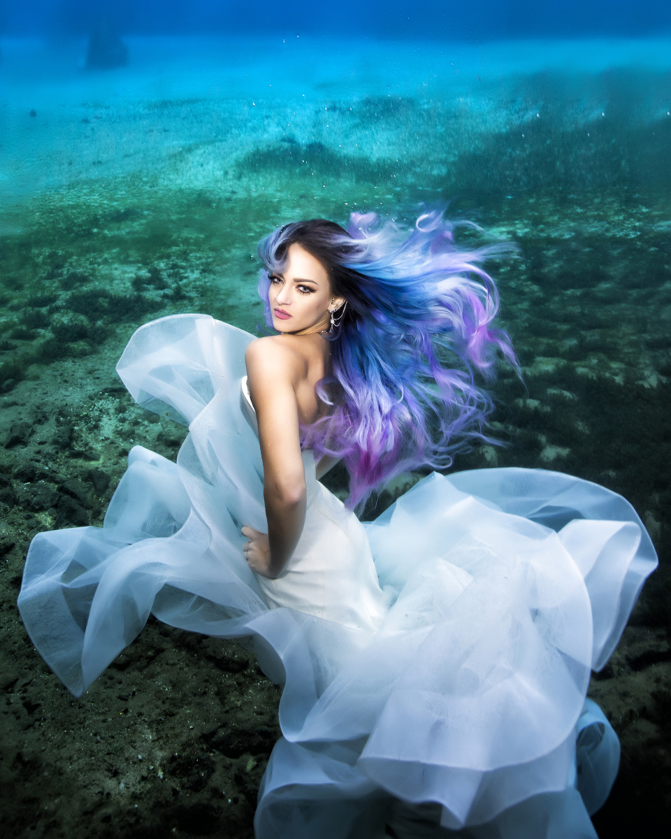 Mermaid Combo Shoot Underwater On Location Charity Grace Adam Opris Photography Blog